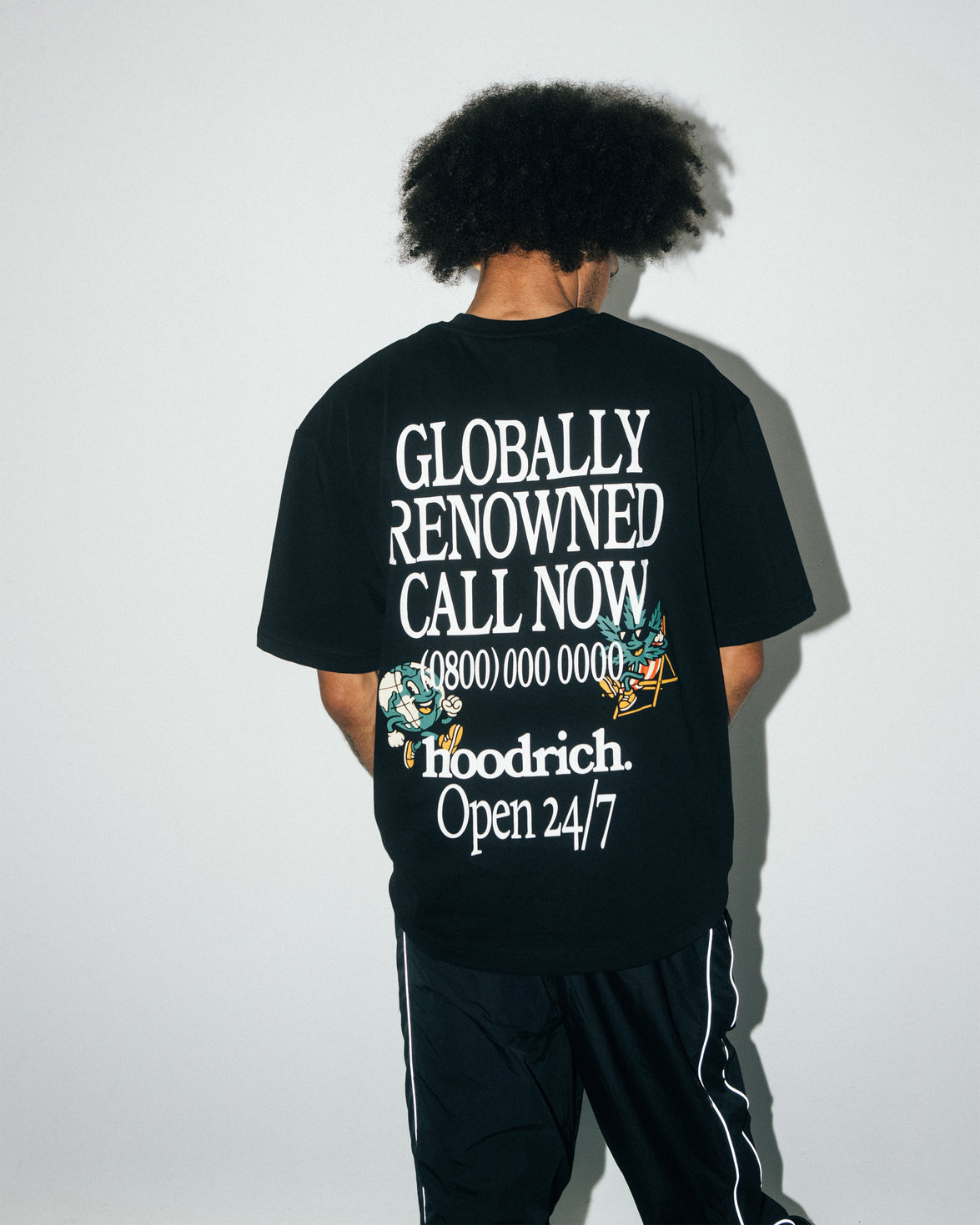 Renowned Oversized T-shirt - Black/White