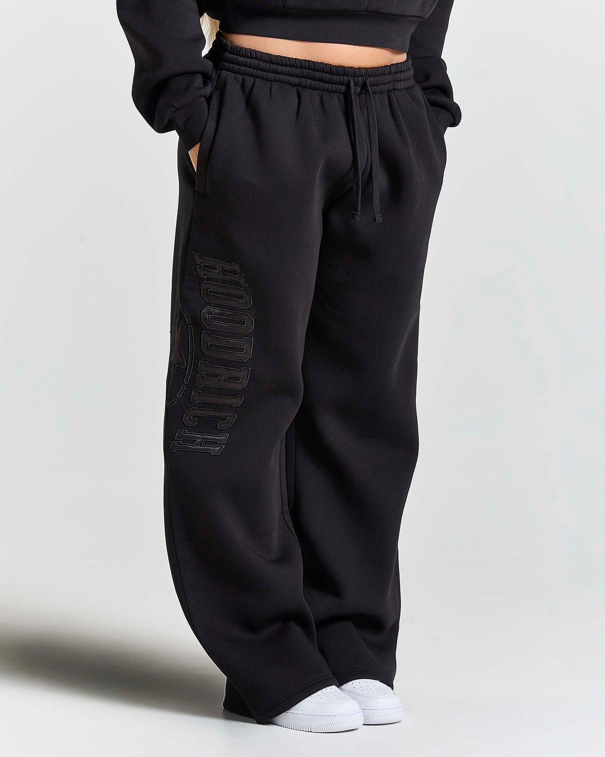 Aegis Wide-Leg-Jogger für Damen - Schwarz