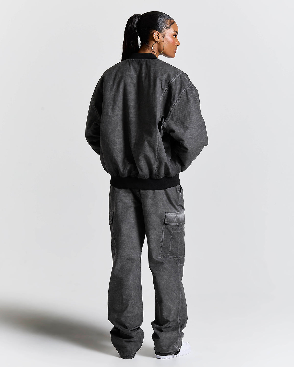 Cast Ripstop Cargohose - Gewaschenes Schwarz