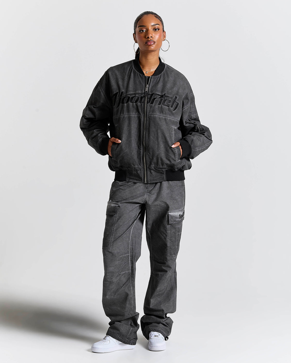 Cast Ripstop Cargohose - Gewaschenes Schwarz