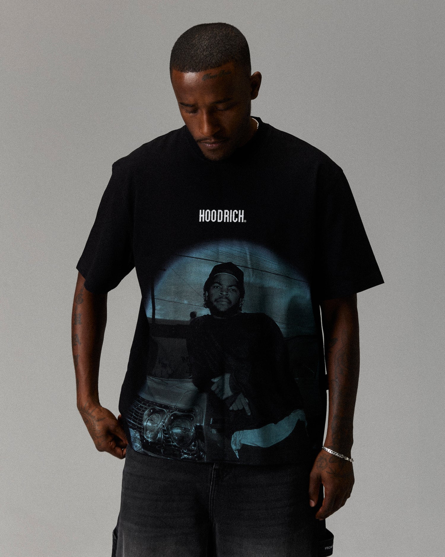 Ryder Boyz N The Hood T-Shirt - Black/Grey