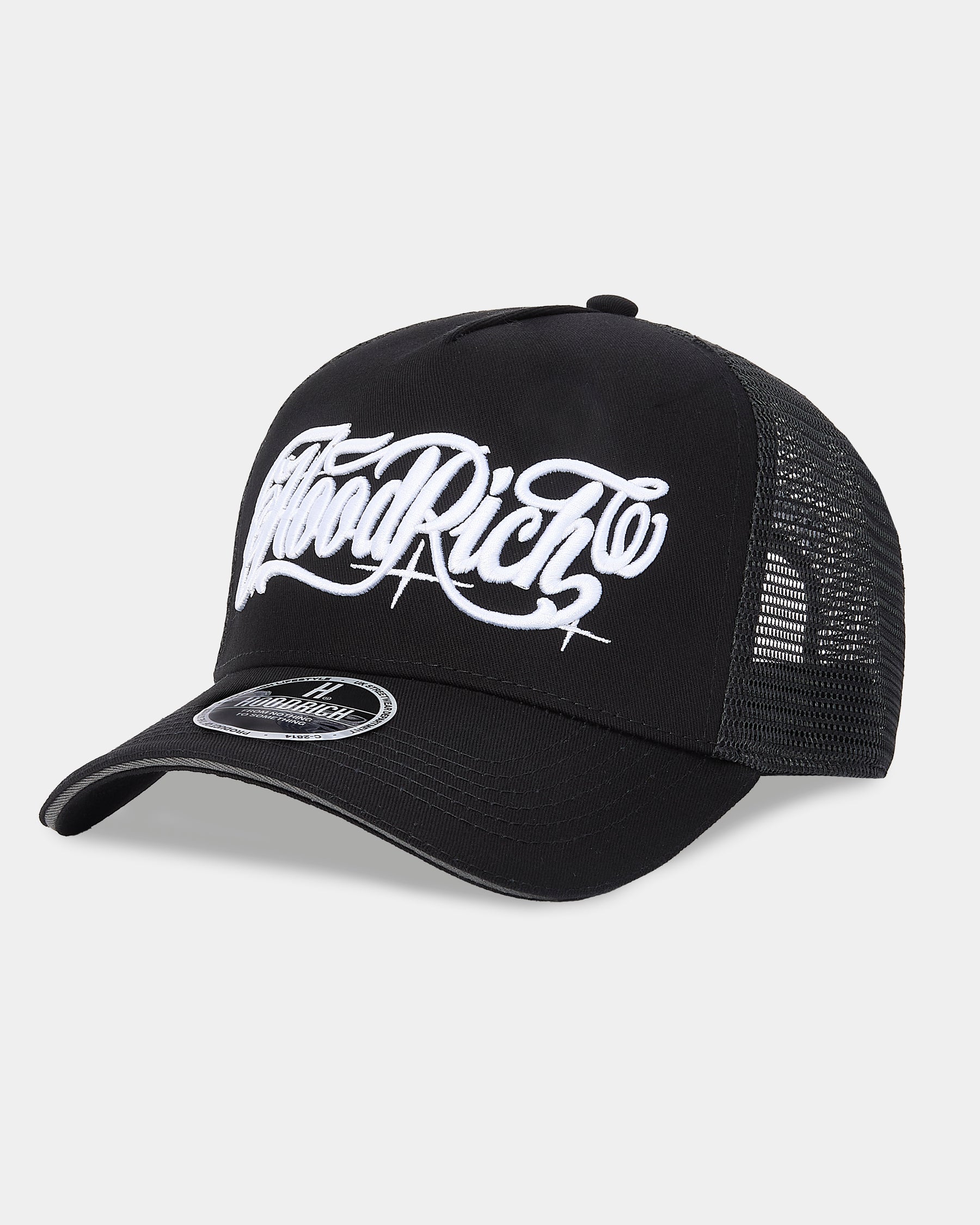 Legacy 5 Panel Trucker Cap - Black/White