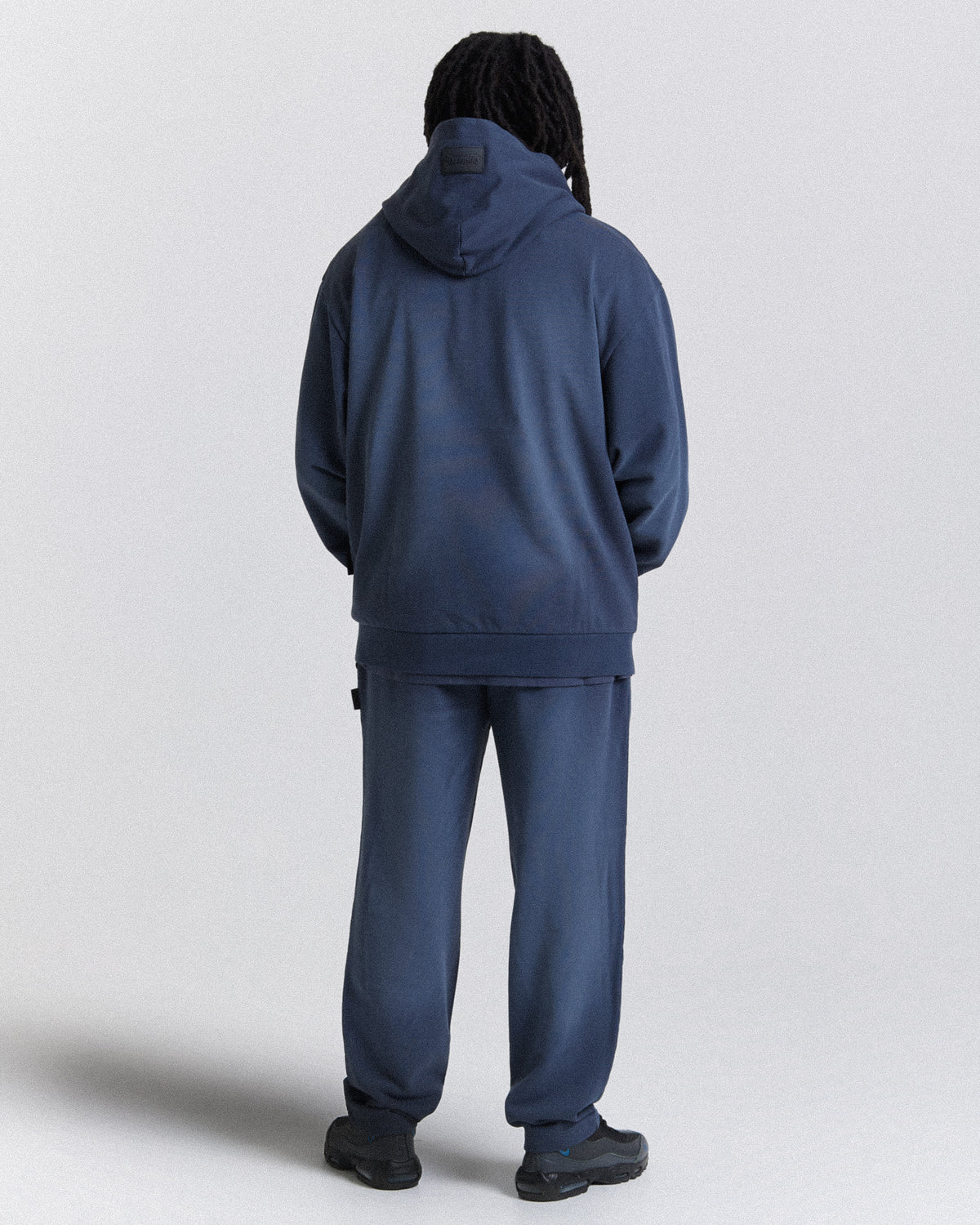 Ash Oversized Joggers - Blue/Grey