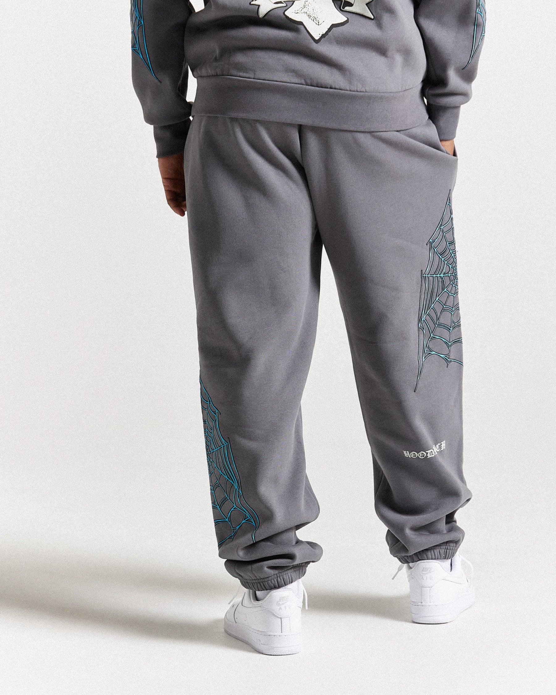 Cross Oversized Jogger - Grey/Blue
