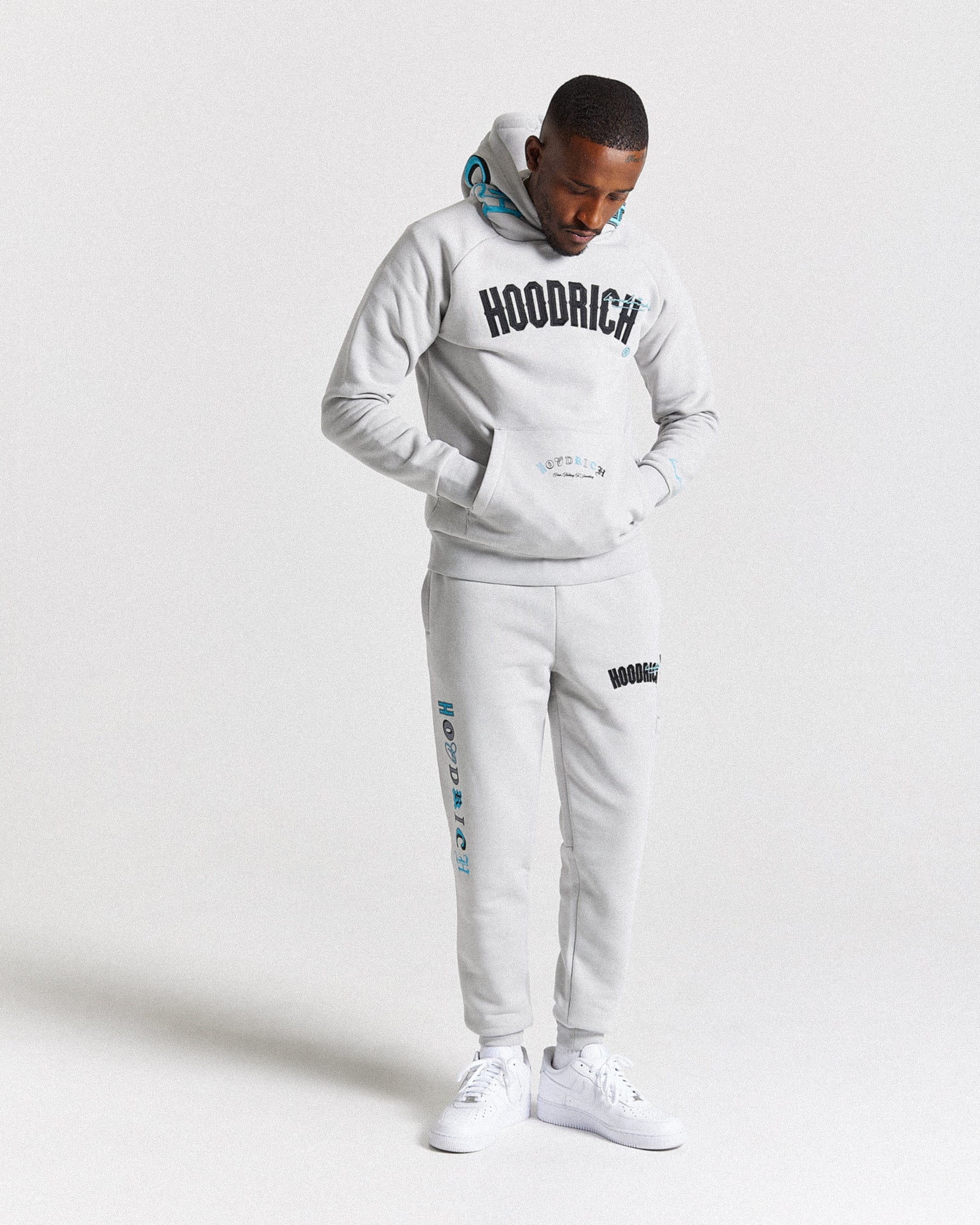 Heat Jogger - Light Grey/Black/Blue