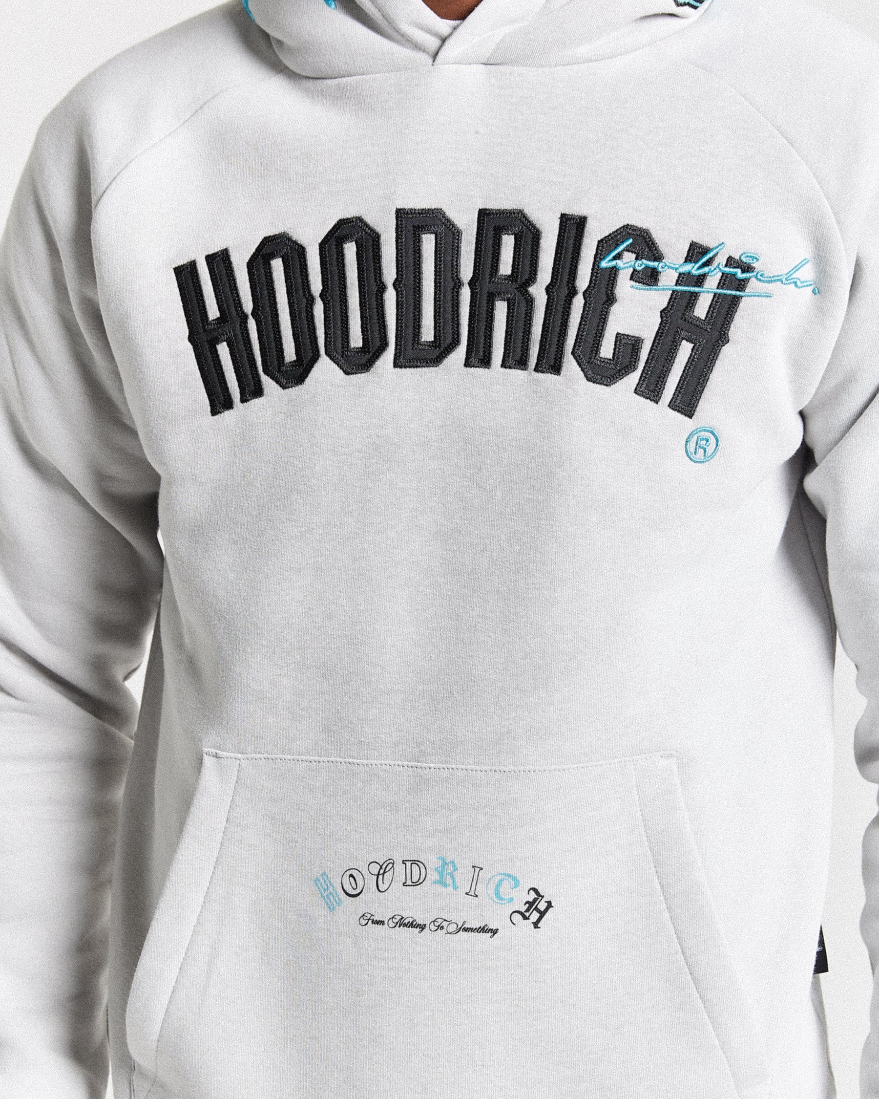 Heat Hoodie - Light Grey/Black/Blue