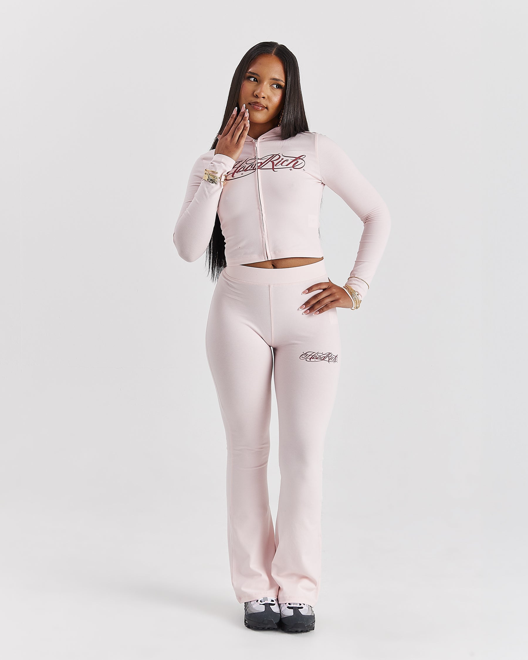 Solace Flare Leggings - Pink