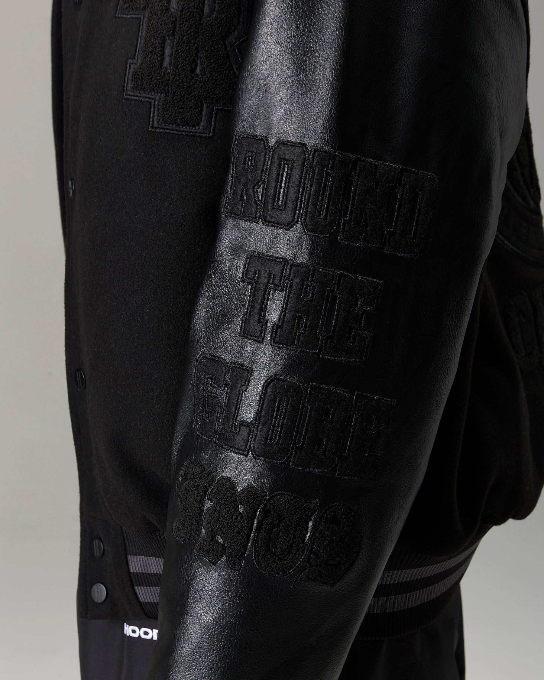The Winners Circle Varsity Jacket - Black