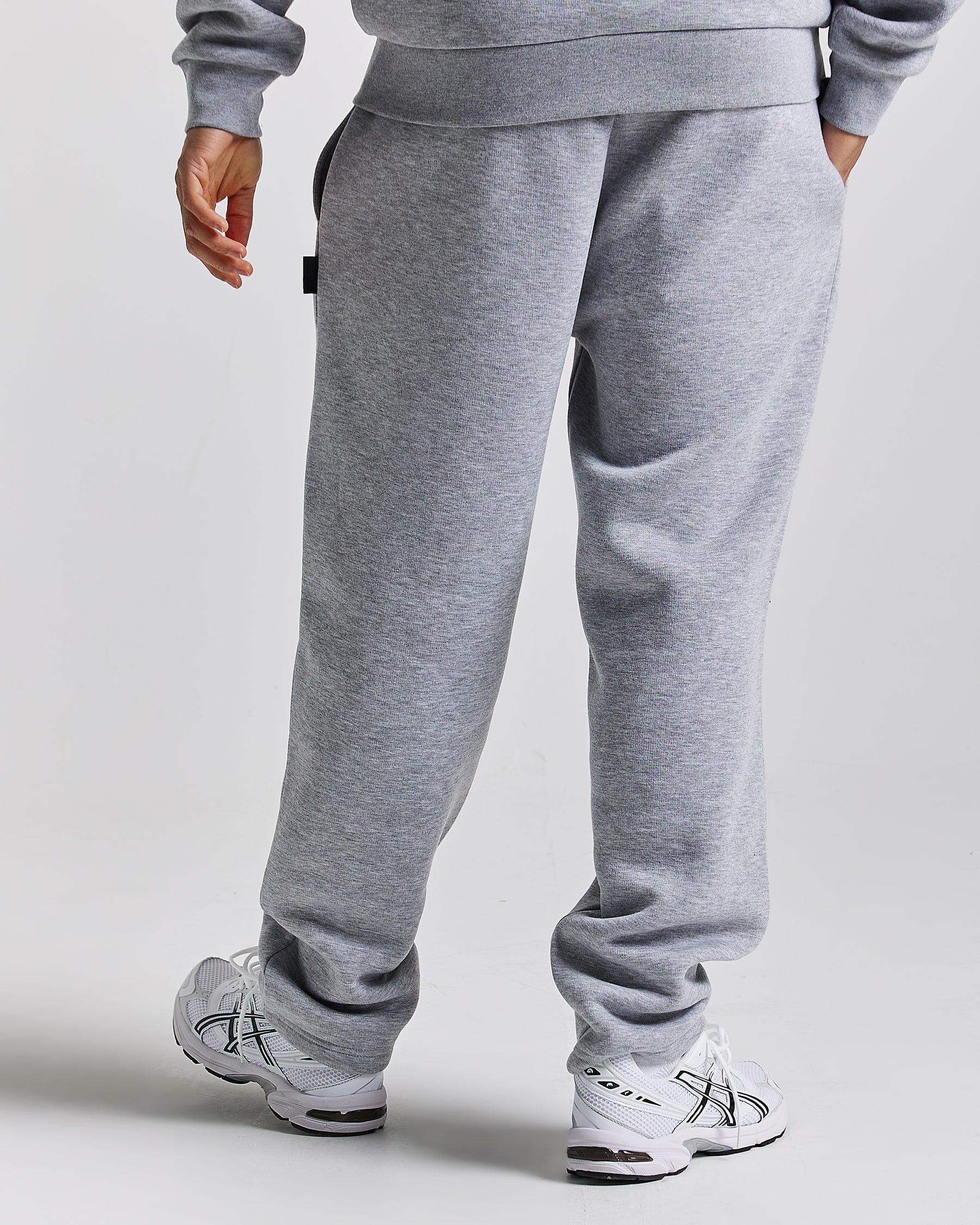 Galaxy Oversized Open Hem Jogger - Grey/Black