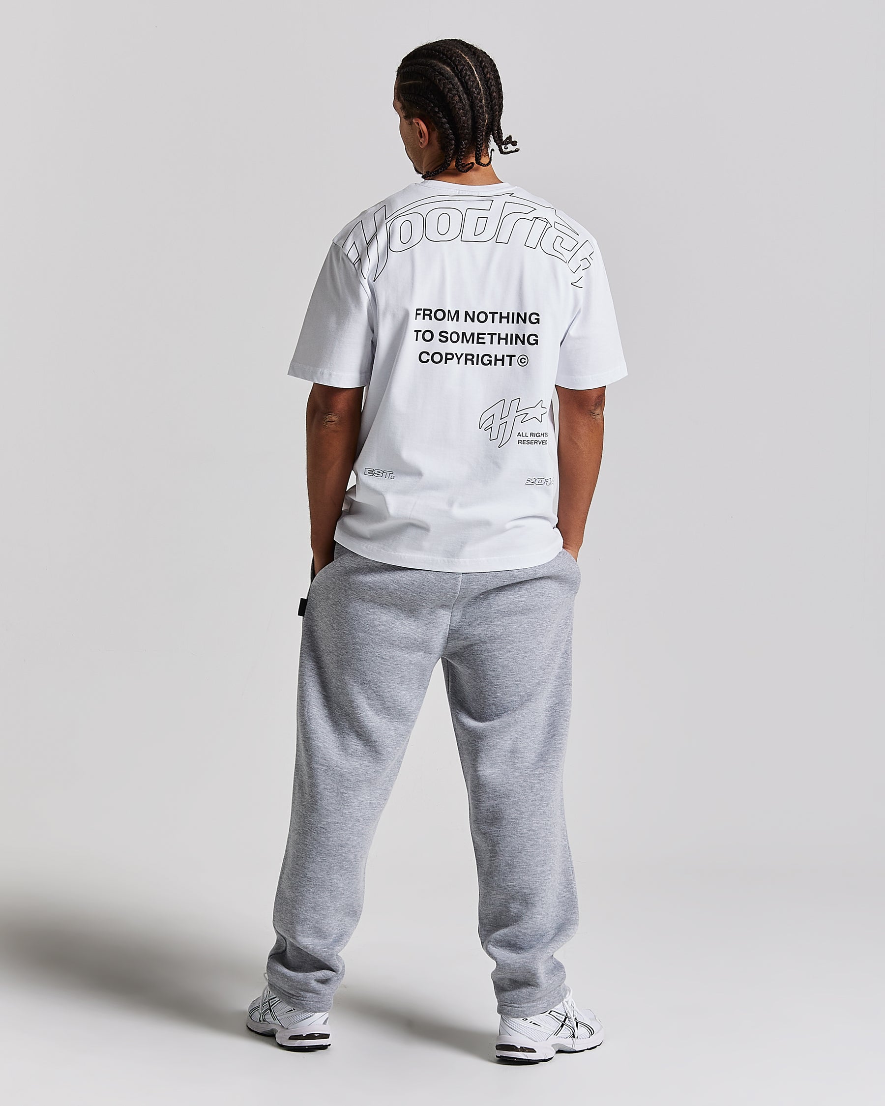 Galaxy Oversized T-Shirt - White/Black/Grey