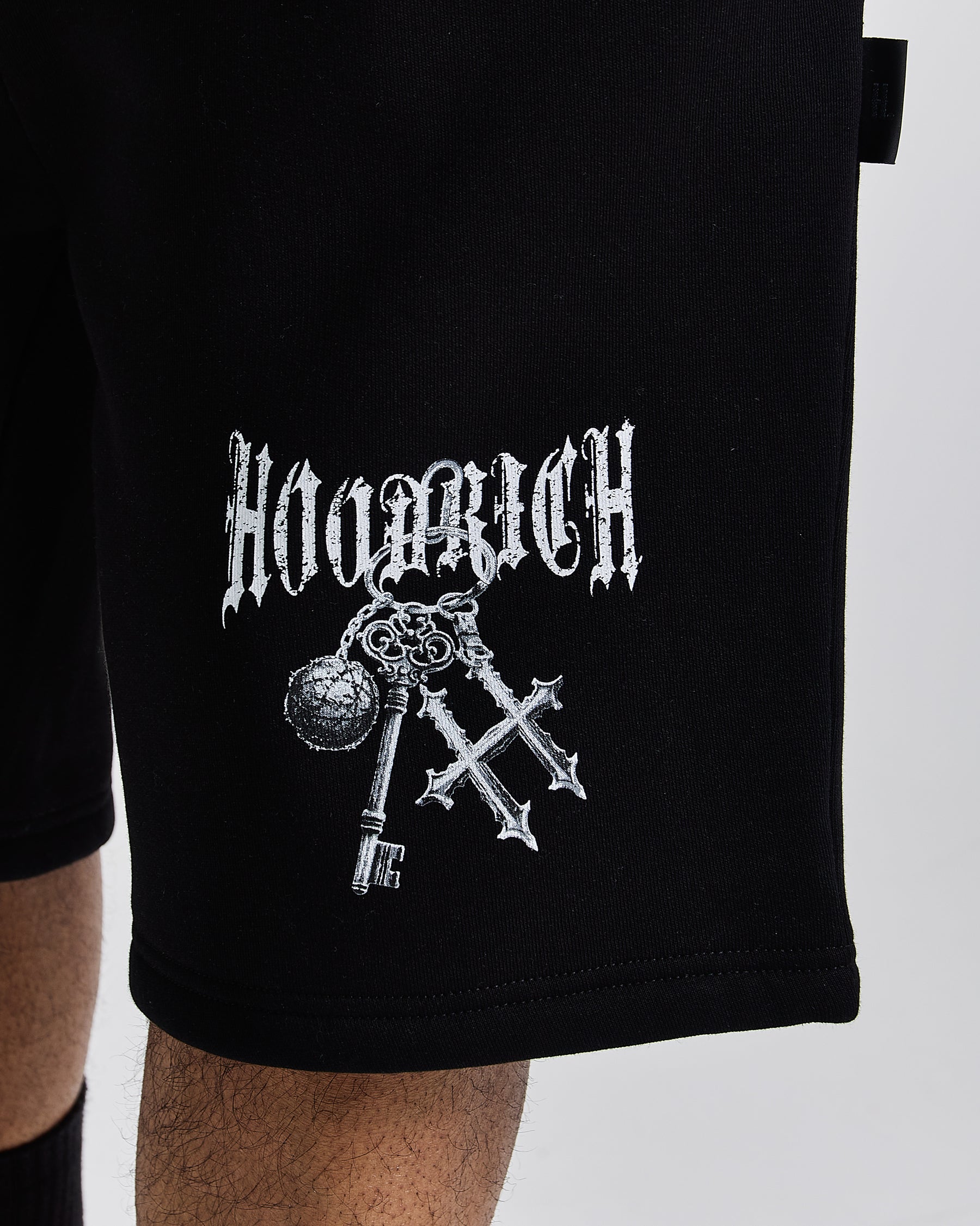 Rite Oversized Shorts - Black/White/Grey