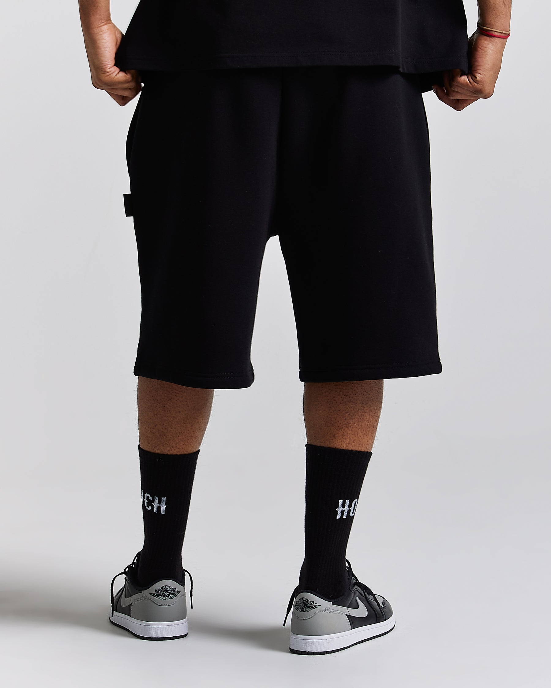 Rite Oversized Shorts - Black/White/Grey