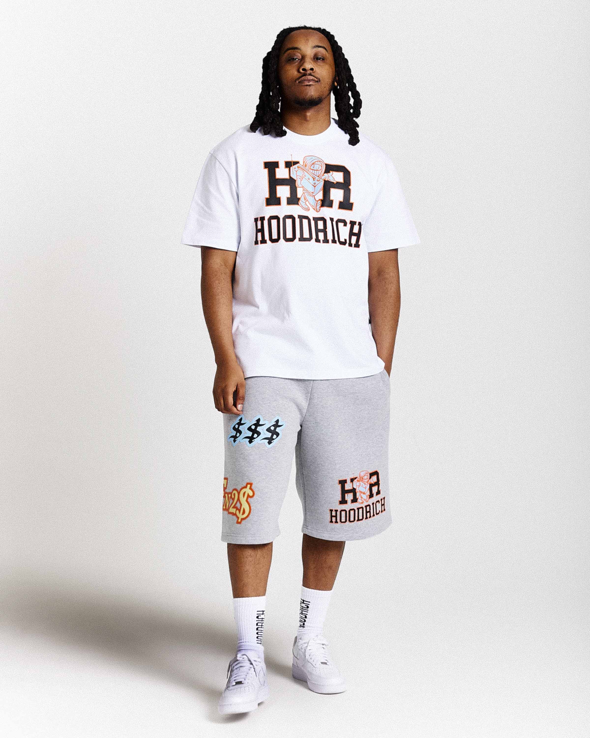Loony Oversized T-Shirt - White/Black