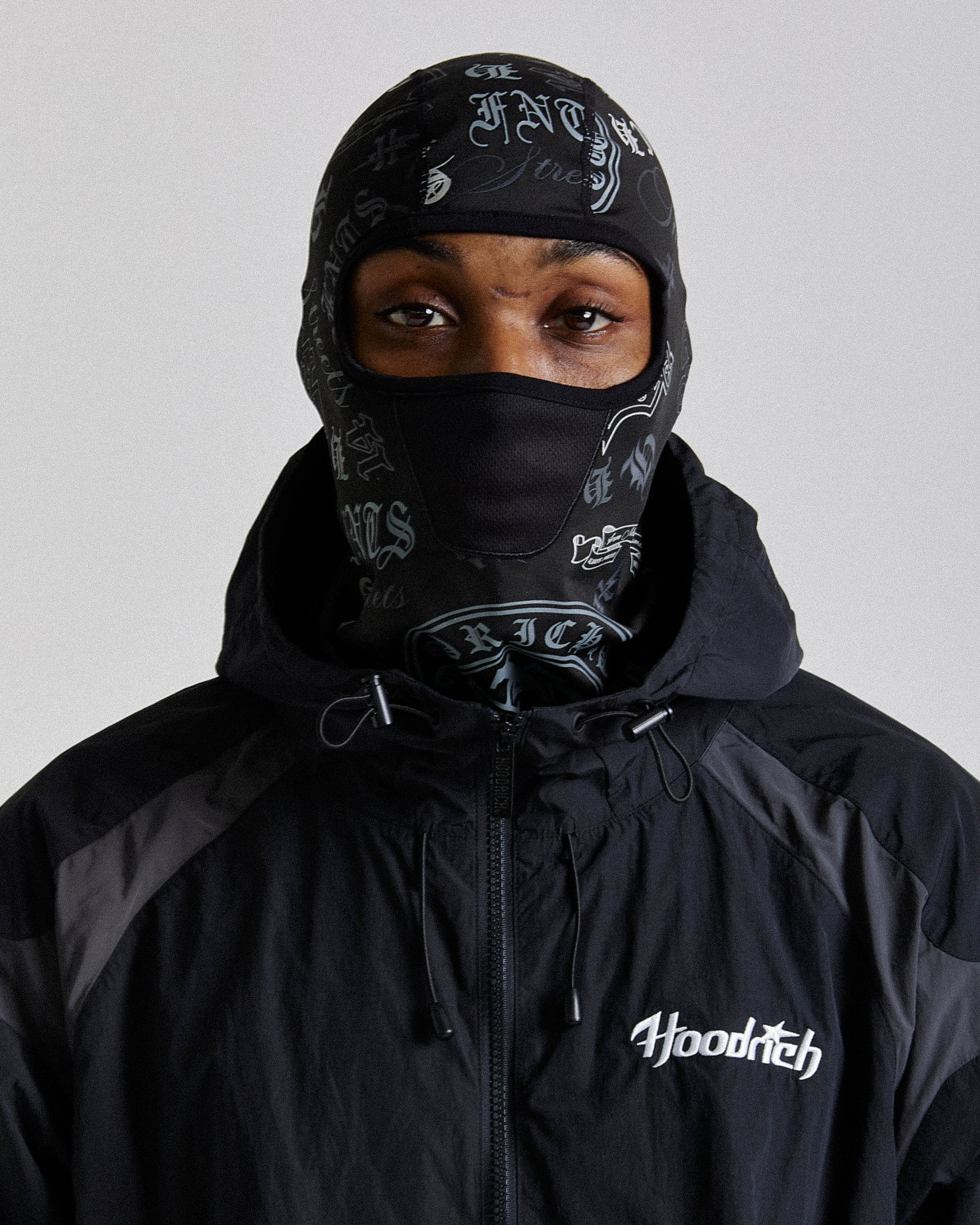 Gothtoss Balaclava - Black/Grey
