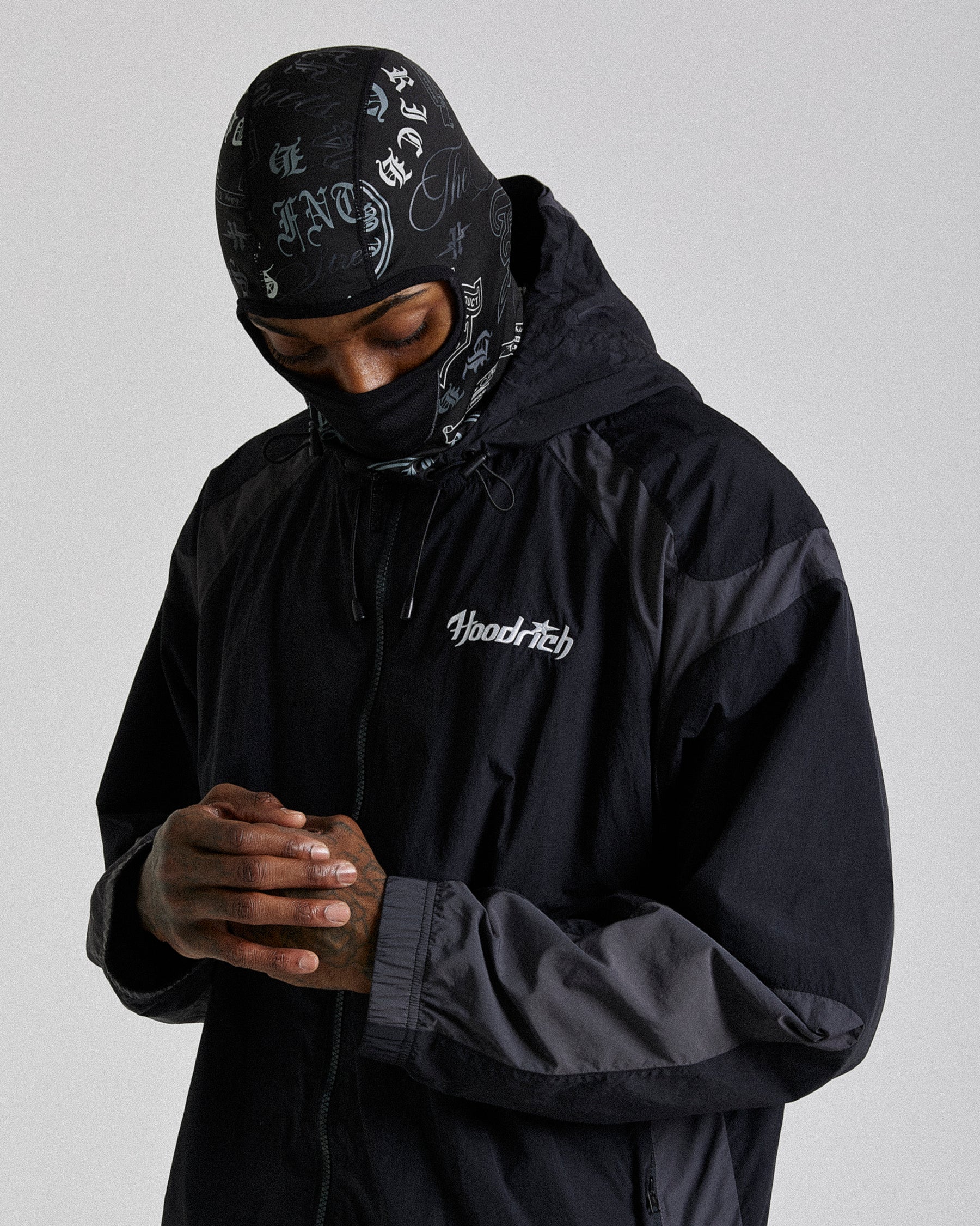 Gothtoss Balaclava - Black/Grey