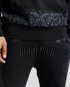 Motif Joggers - Black/Grey