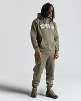 Caliber Joggers - Khaki/White