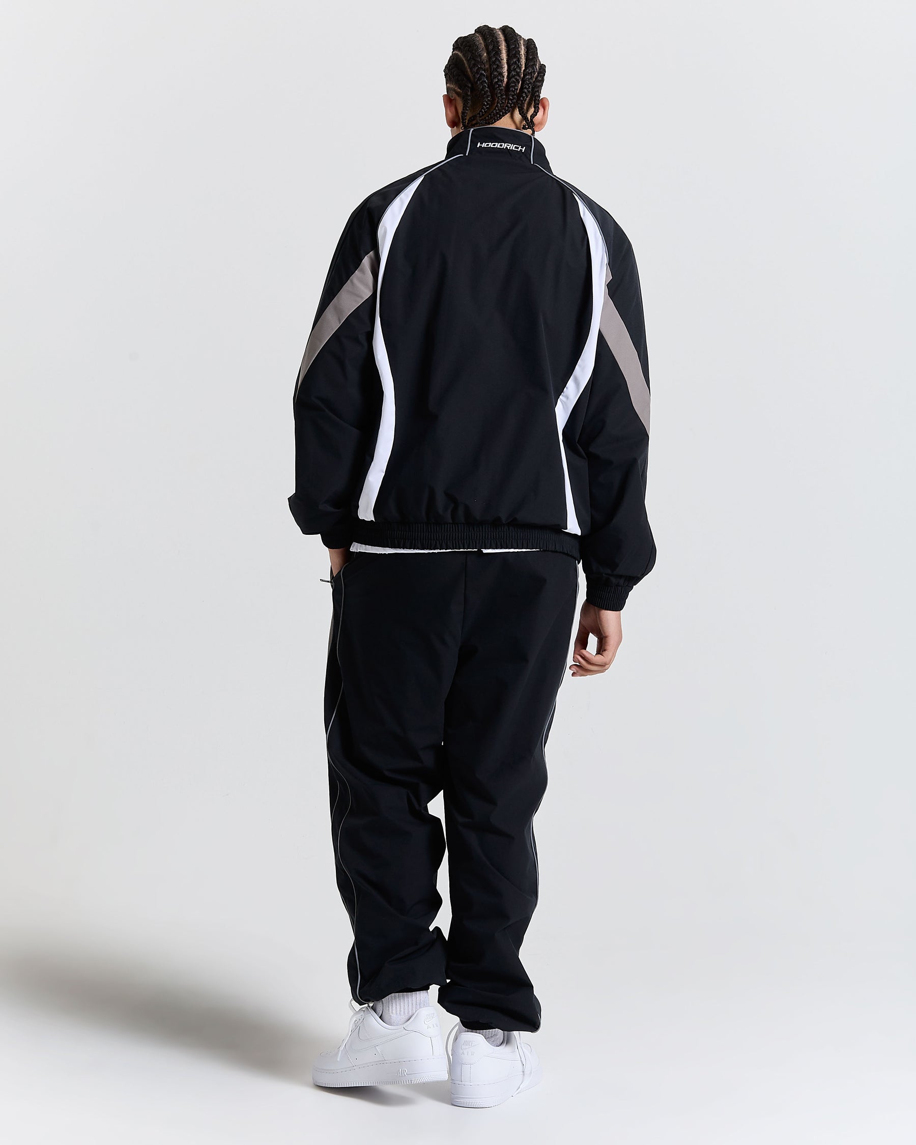 Glide Away Football Shell Jacket - Black