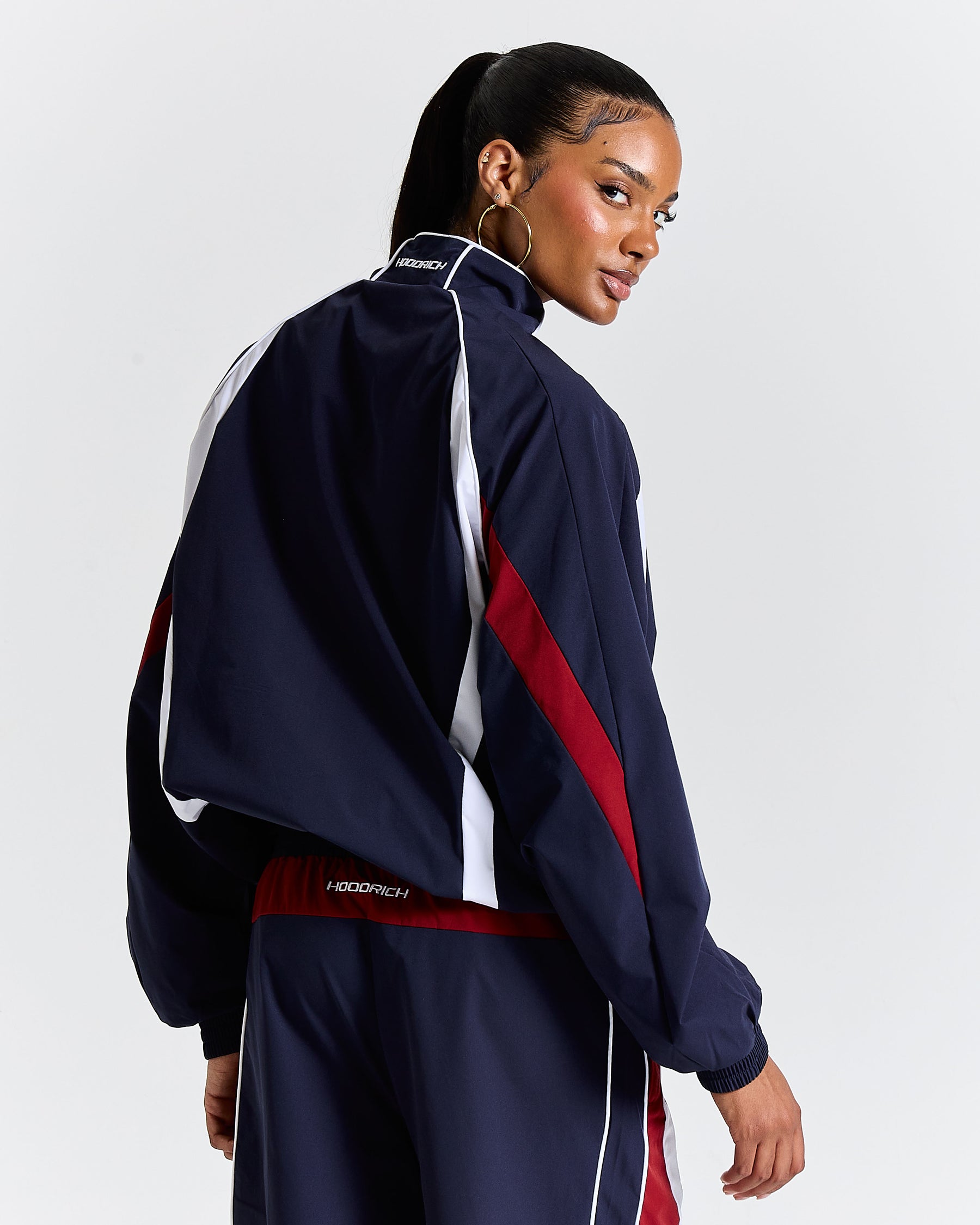 Glide Away Football Shell Jacket - Navy