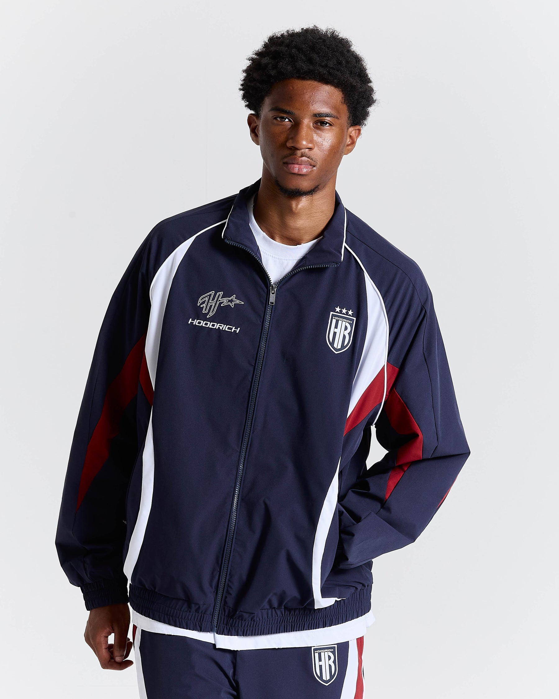 Glide Away Football Shell Jacket - Navy
