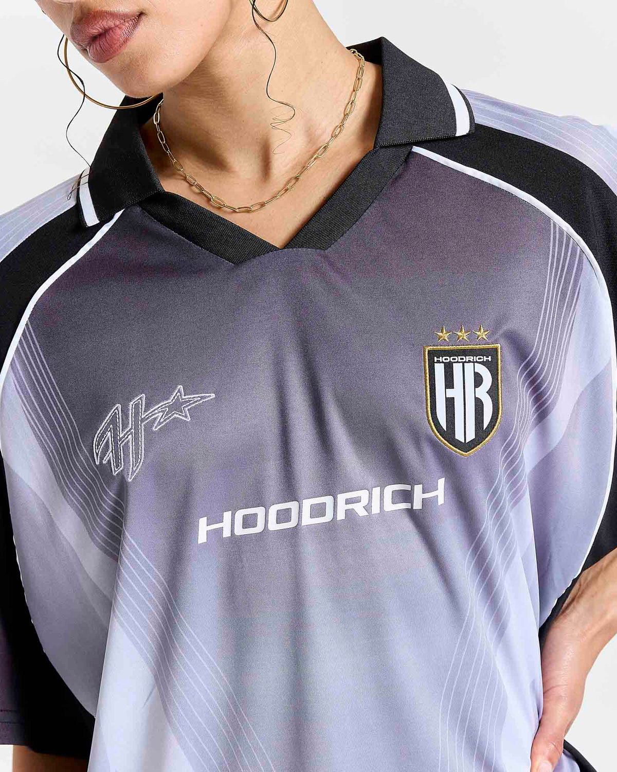 Glide Away Football Kit Shirt - Black