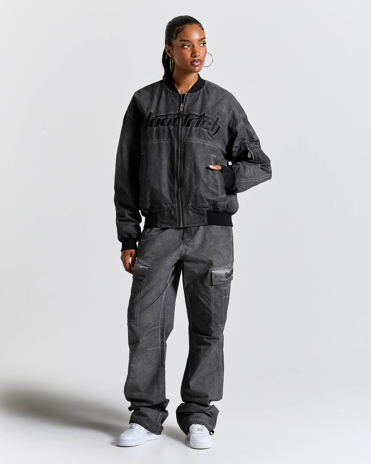 Cast Ripstop Cargohose - Gewaschenes Schwarz