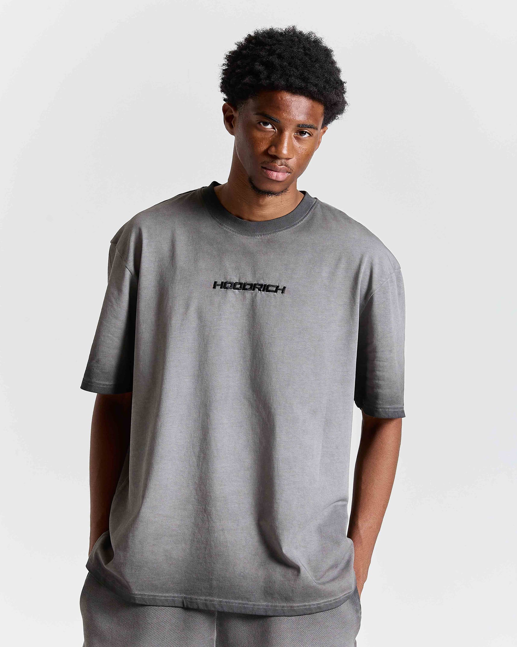 Ghost Oversizded T Shirt - Black Oil Wash