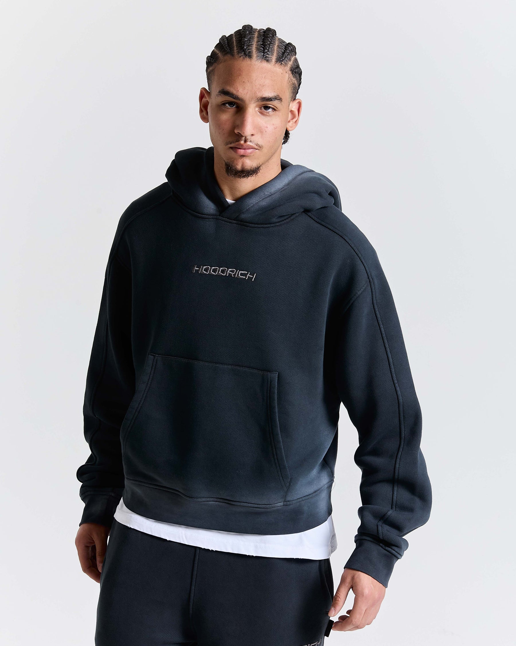 Men's Ghost Boxy Fit Hoodie - Black