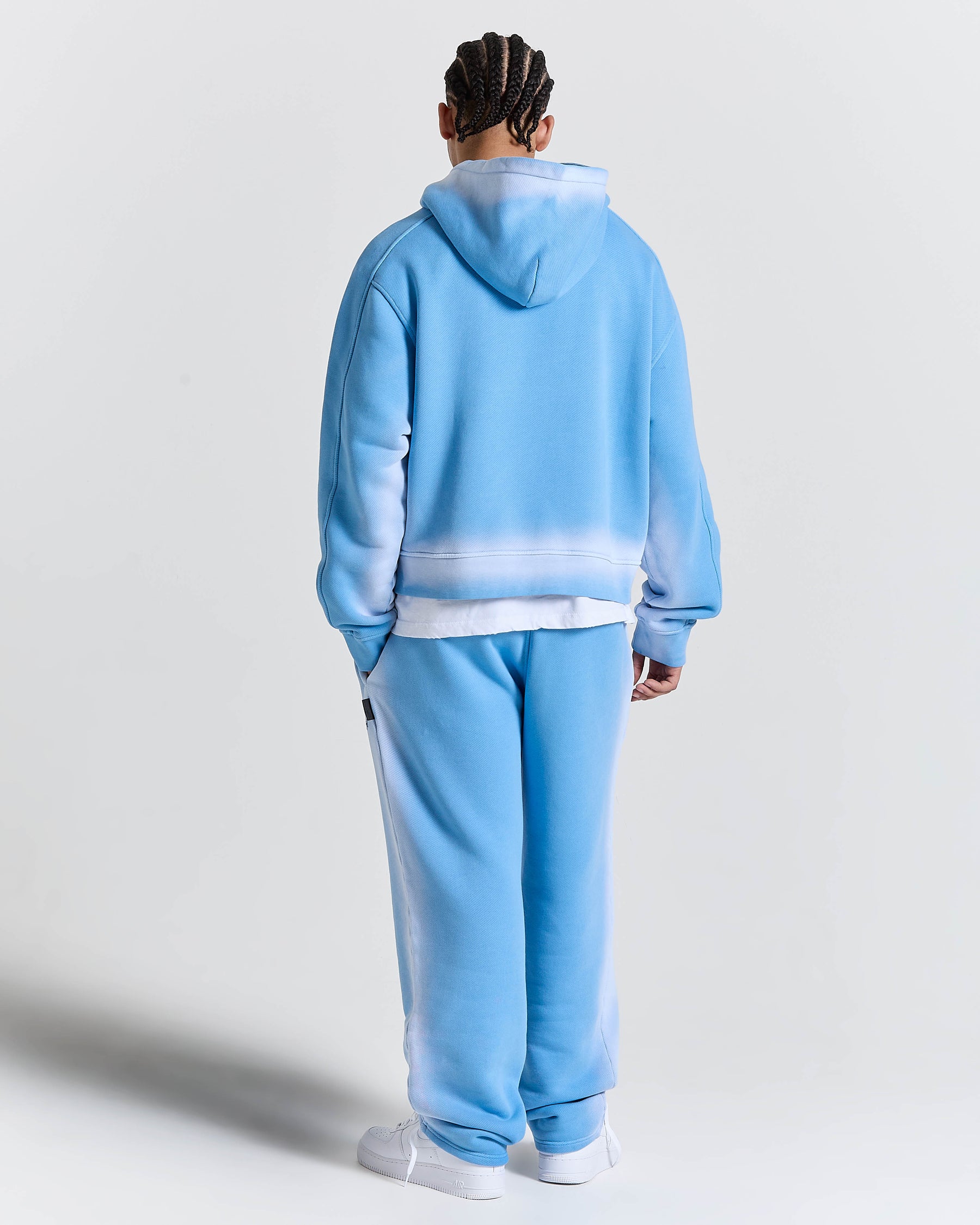 Men's Ghost Boxy Fit Hoodie - Blue