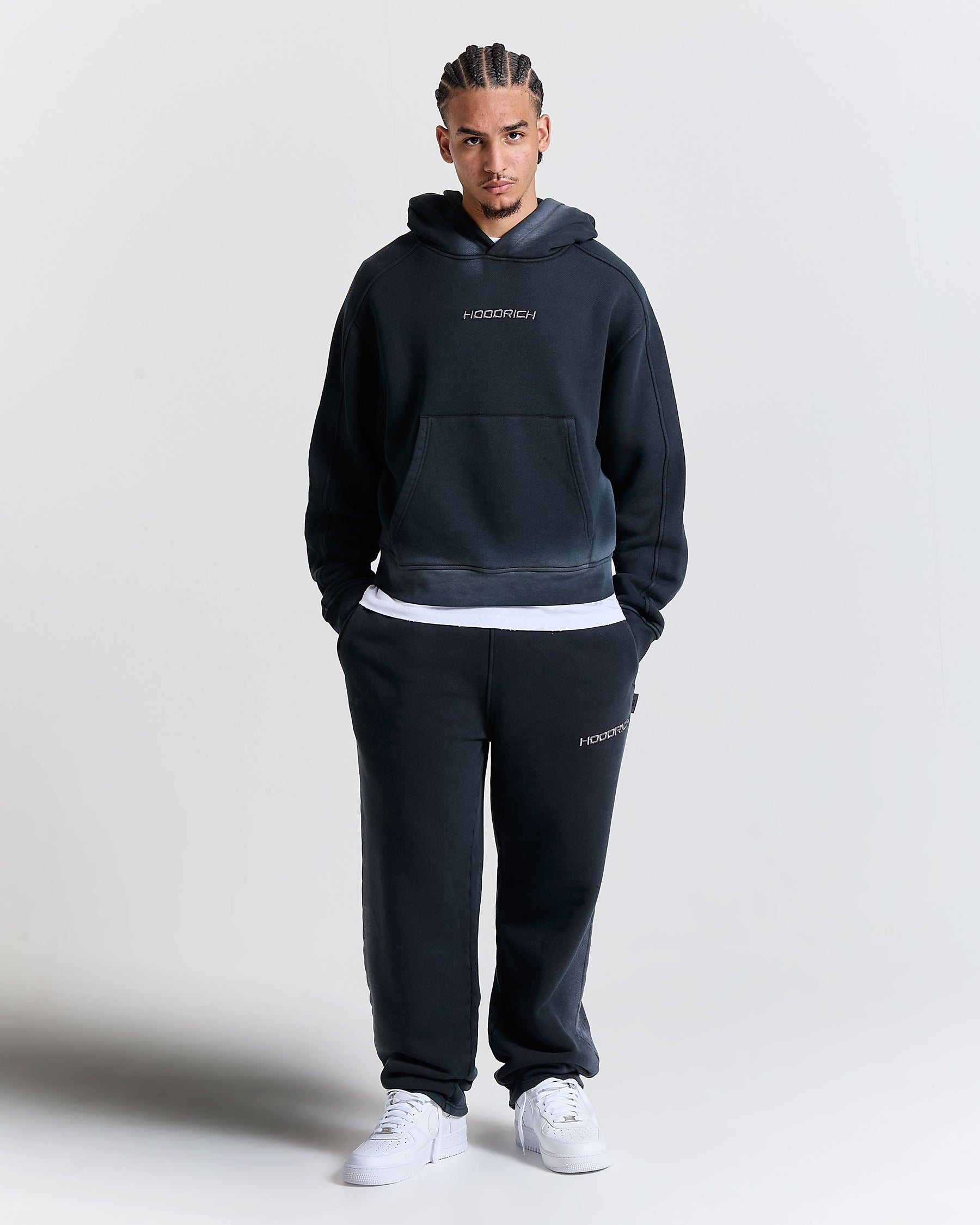 Men's Ghost Wide Leg Jogger - Black