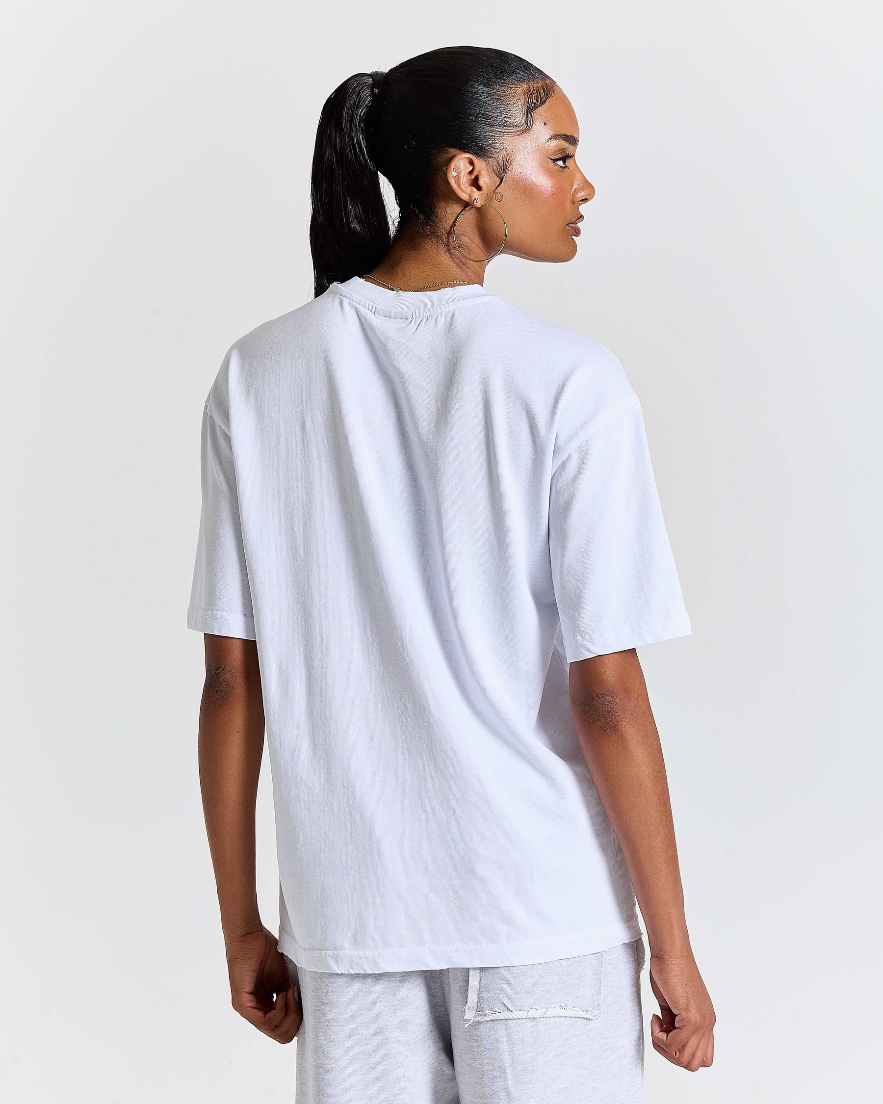Fray Regular Fit Tee - White