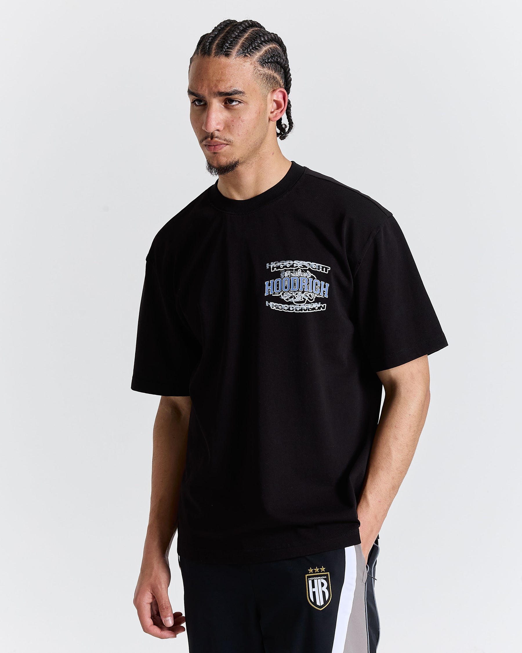 Family Crest Oversized T-Shirt - Black