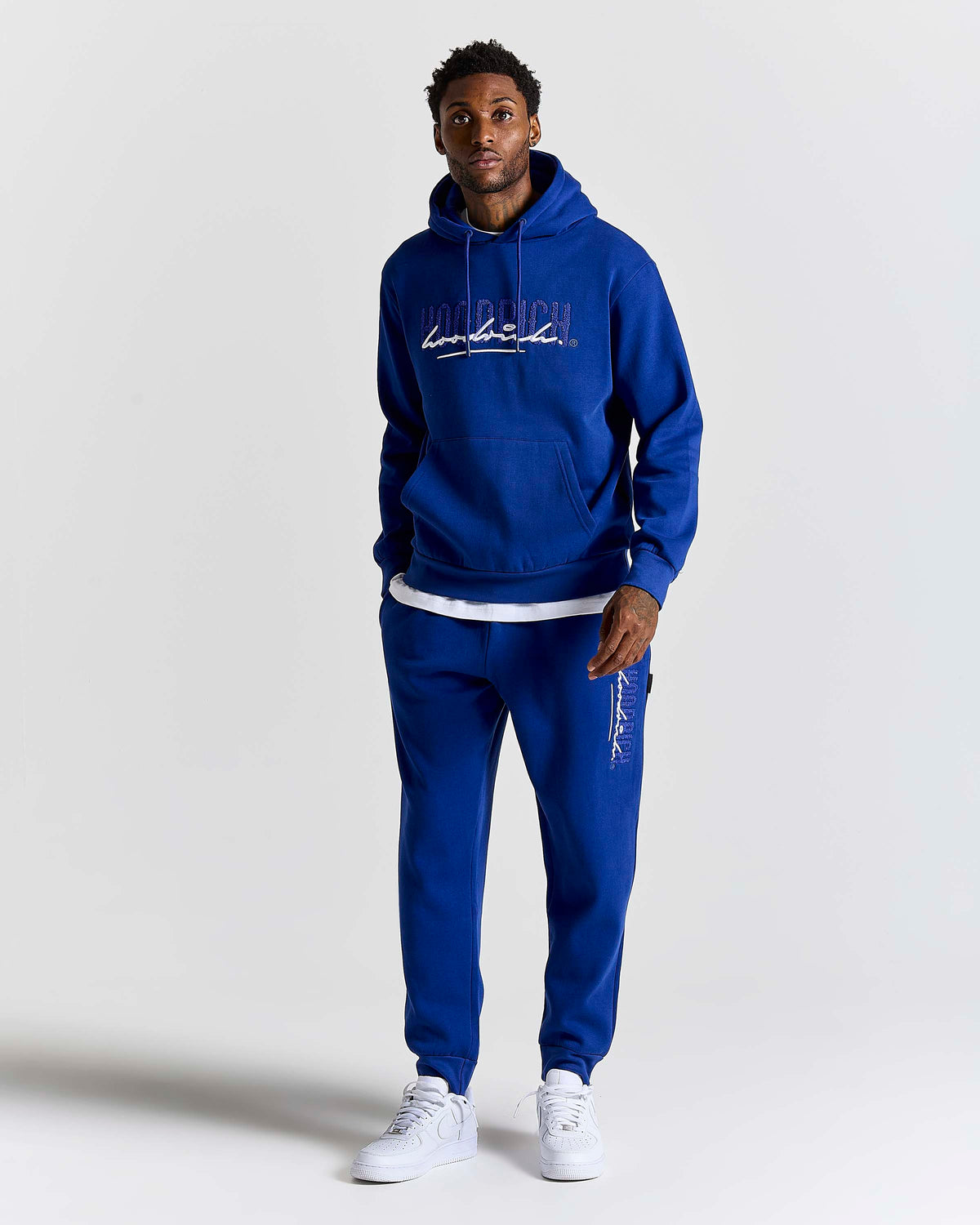 Blend Tracksuit - Blue/White