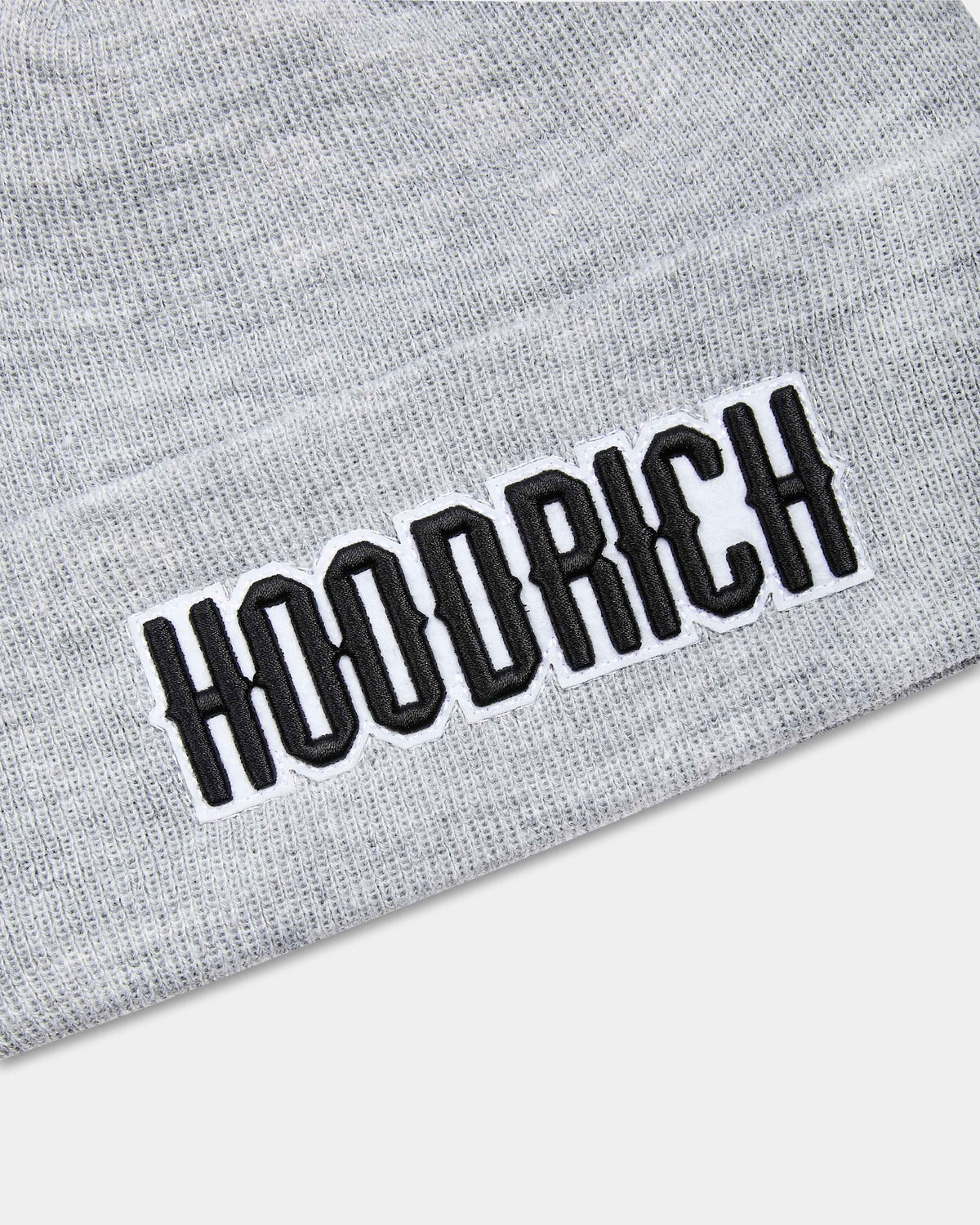Core Knitted Beanie - Grey/Black/White