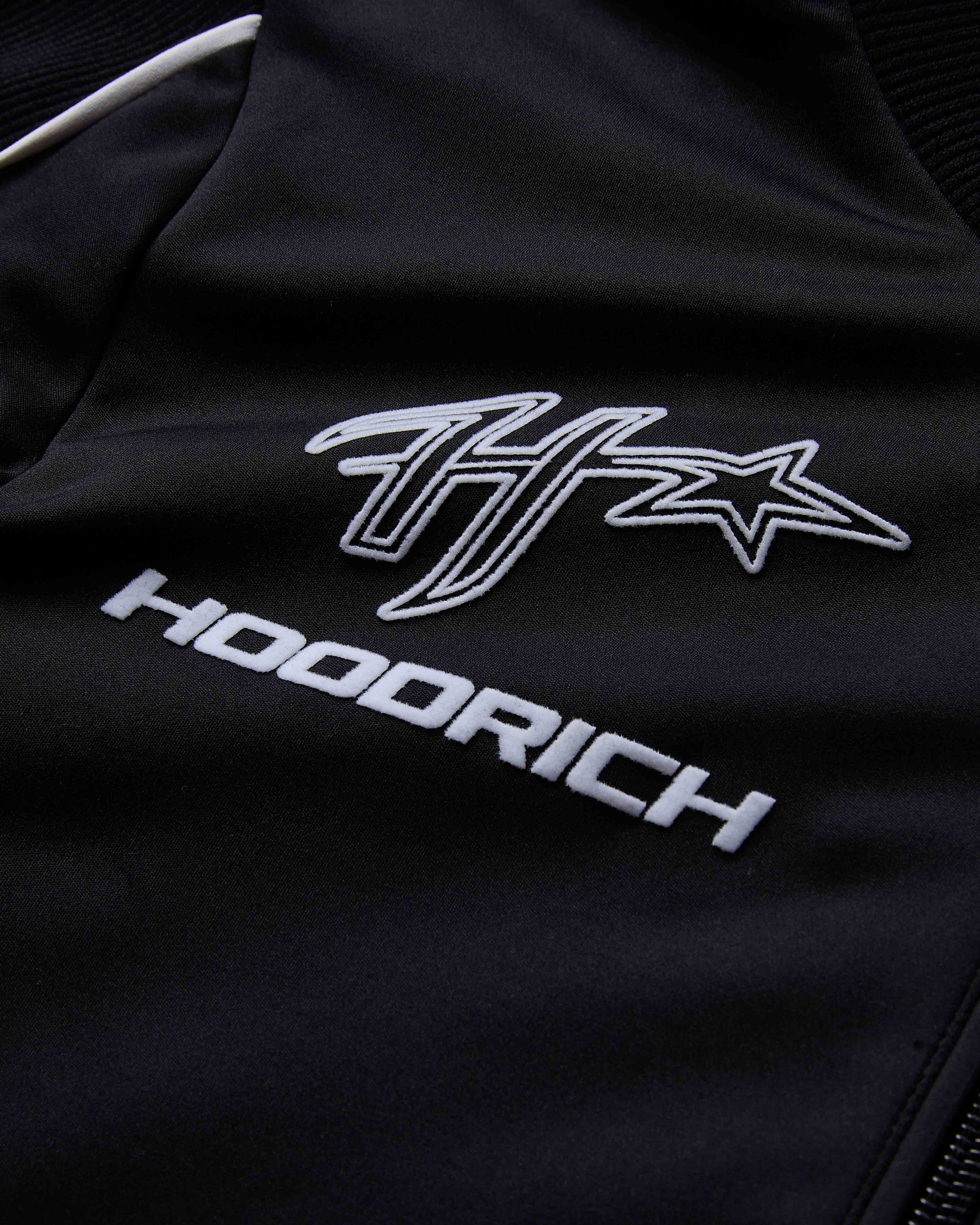 Glide Football Slim Fit Track Jacket - Black
