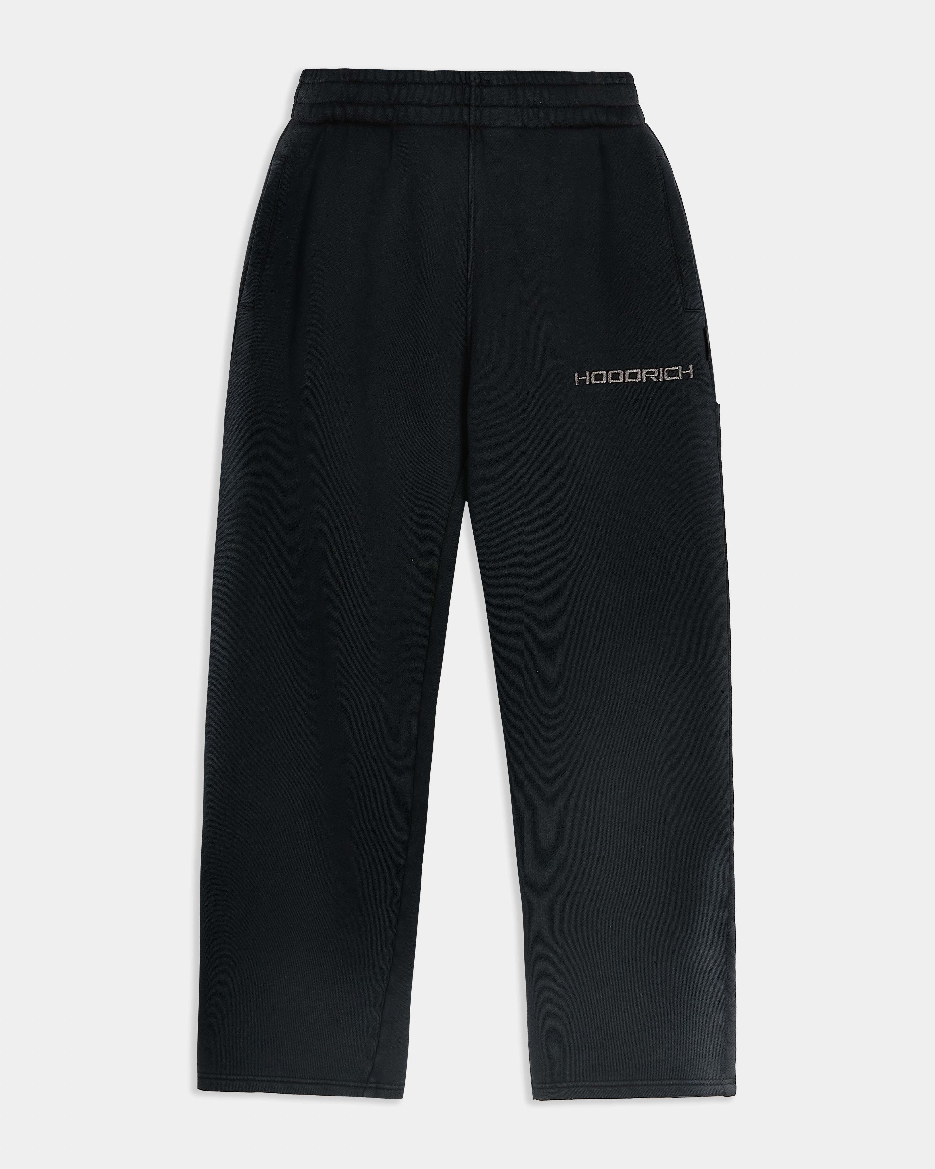 Women's Ghost Wide Leg Jogger - Black