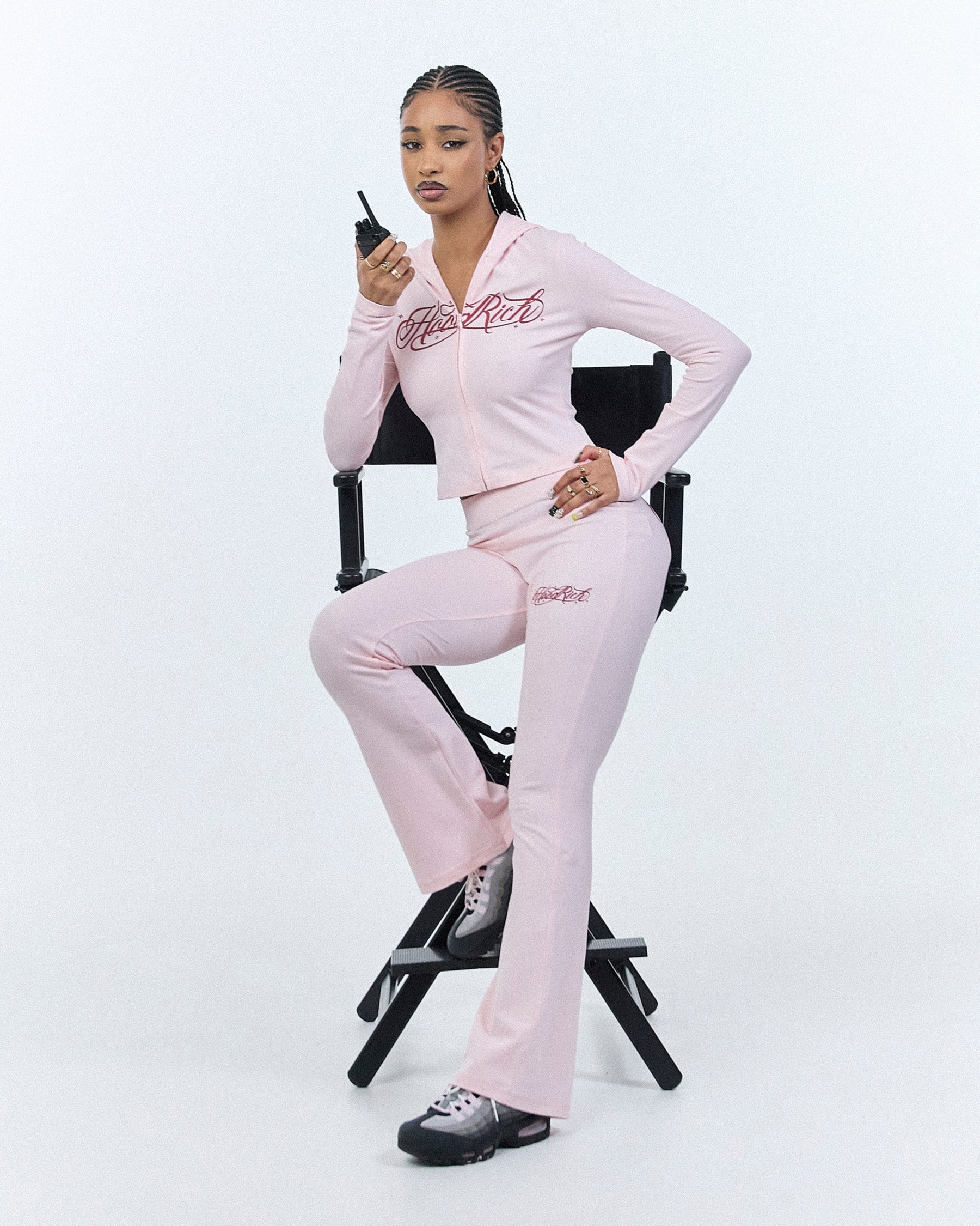 Solace Fitted Zip Top - Pink