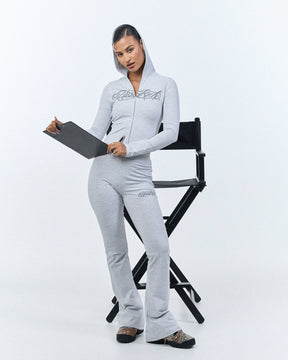 Solace Flare Leggings - Light Grey