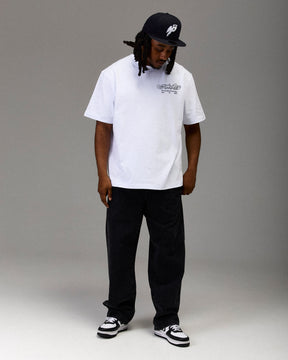 The Winner's Circle Oversized T-Shirt - White/Blue