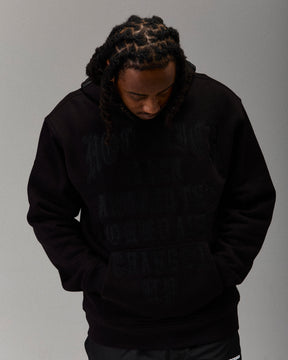 The Winner's Circle Embroidered Hoodie - Black