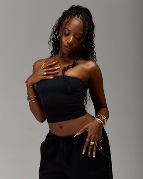 The Winner's Circle Aspen Gothic Bandeau - Black