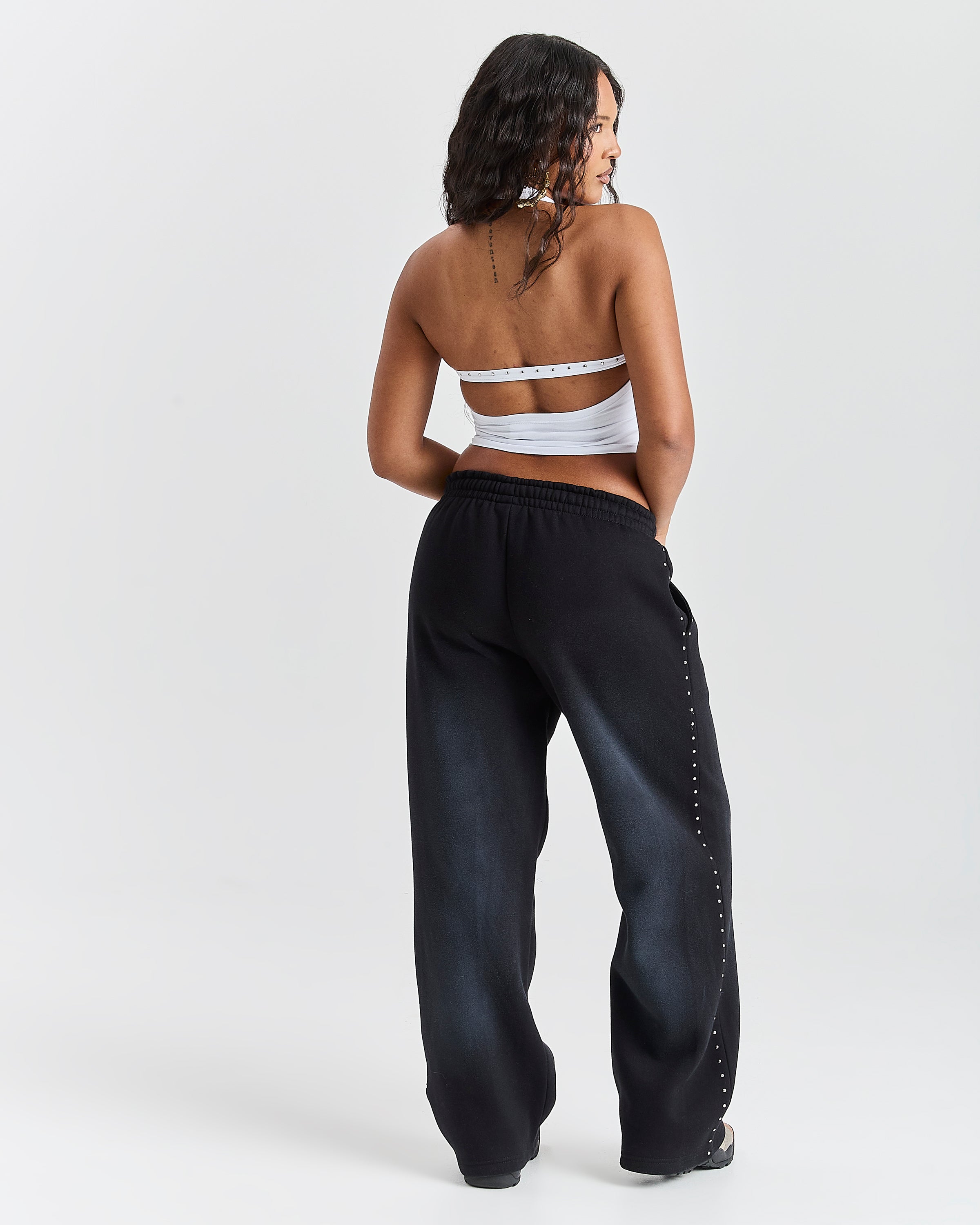The Winner's Circle Aspen Gothic Halter Top - White
