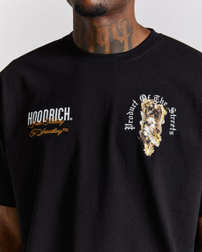 Vici T-Shirt - Black/White/Orange