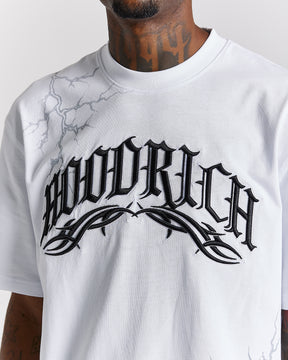Dark Oversized T-Shirt - White/Black