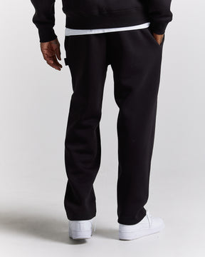 Dark Oversized Joggers - Black/White