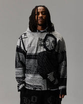 Cruz Boyz N The Hood Tapestry Hoodie - Black/Grey