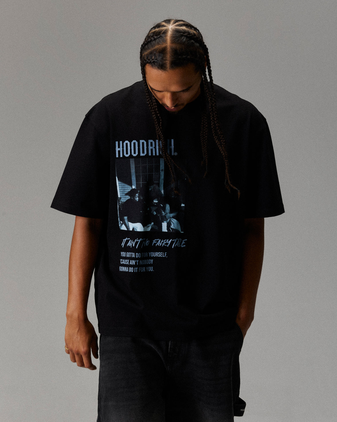 Unity Boyz N The Hood T-Shirt - Black/Grey
