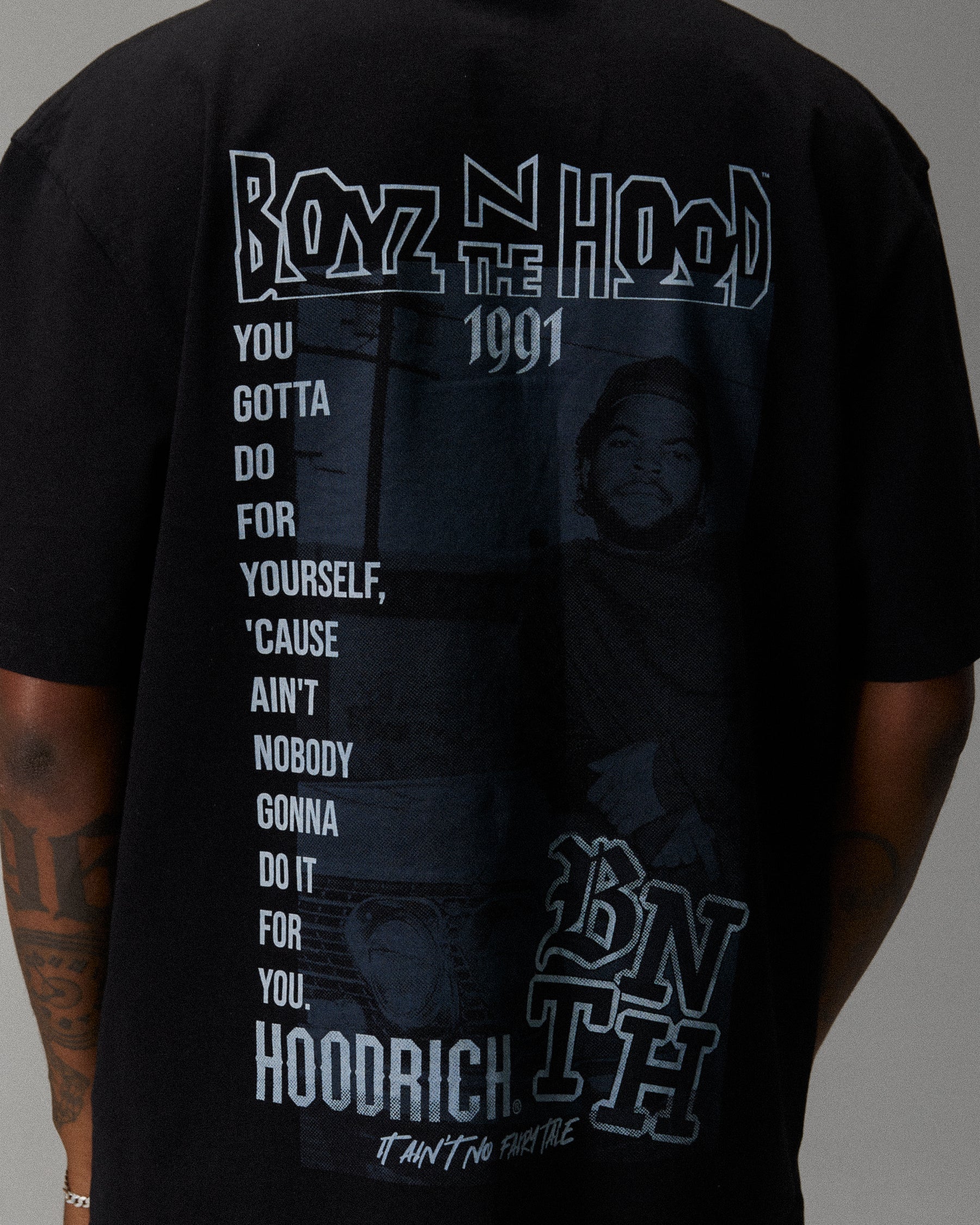 Legend Boyz N The Hood T-Shirt - Black/Grey