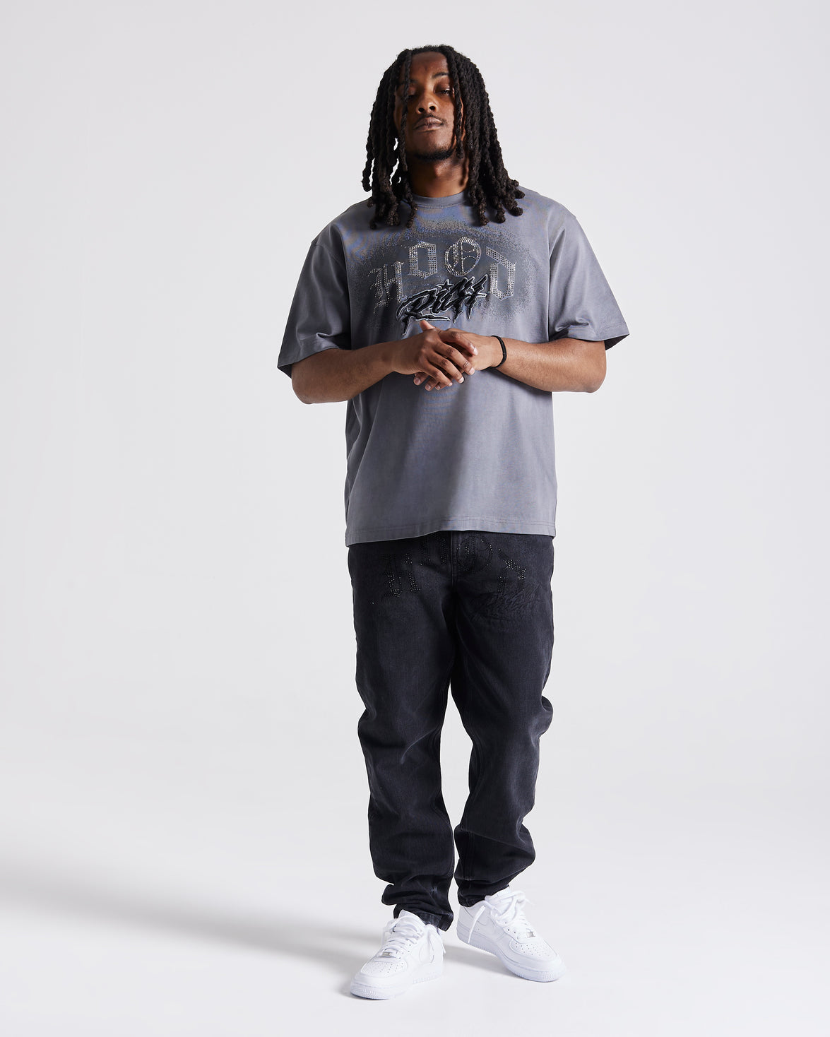 Iron Denim Jeans - Washed Black