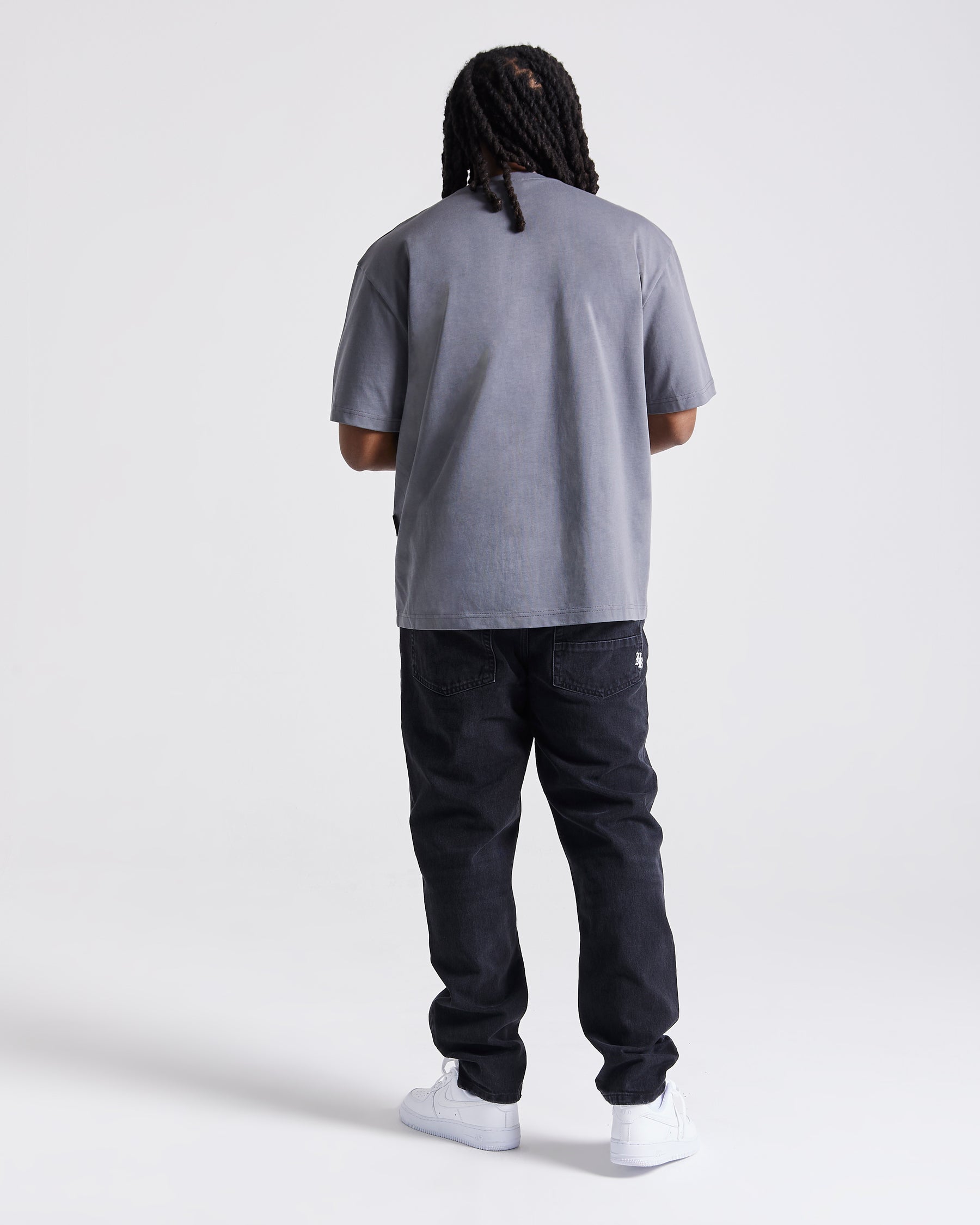 Iron Denim Jeans - Washed Black